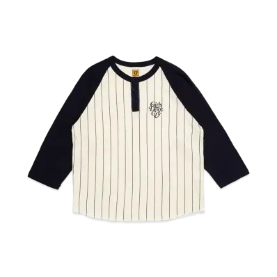 HUMAN MADE x Girls Don't Cry x GDC Baseball 3/4 T-Shirt "Navy" / VERDY
