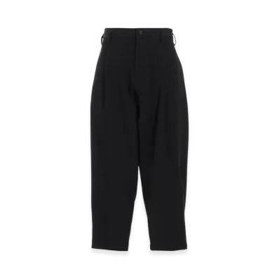 Yohji Yamamoto Gabardine Cropped Pants "Black"
