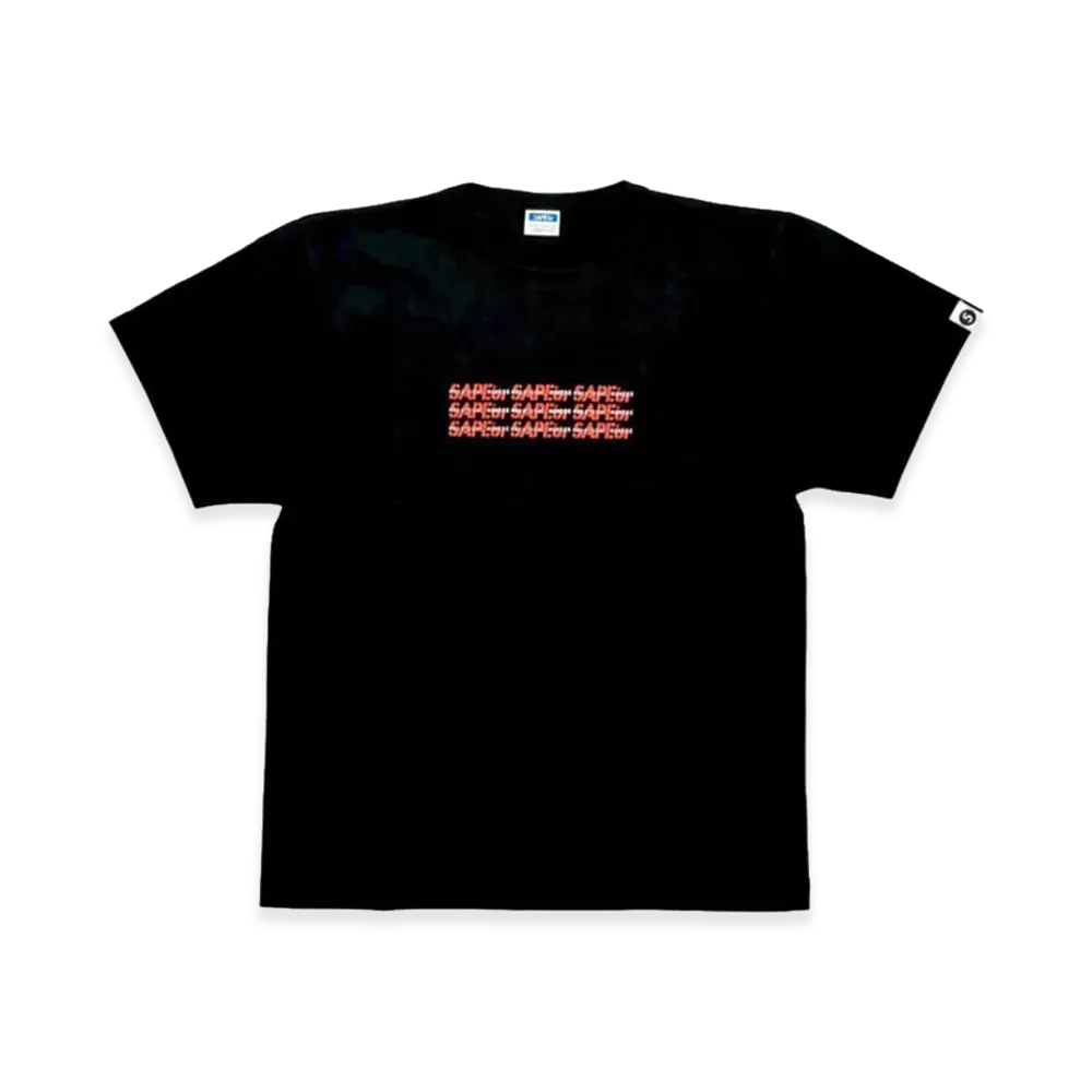 SAPEur x MASATOSHI HAMADA Youth 9FACES S/S T-Shirt "Black"