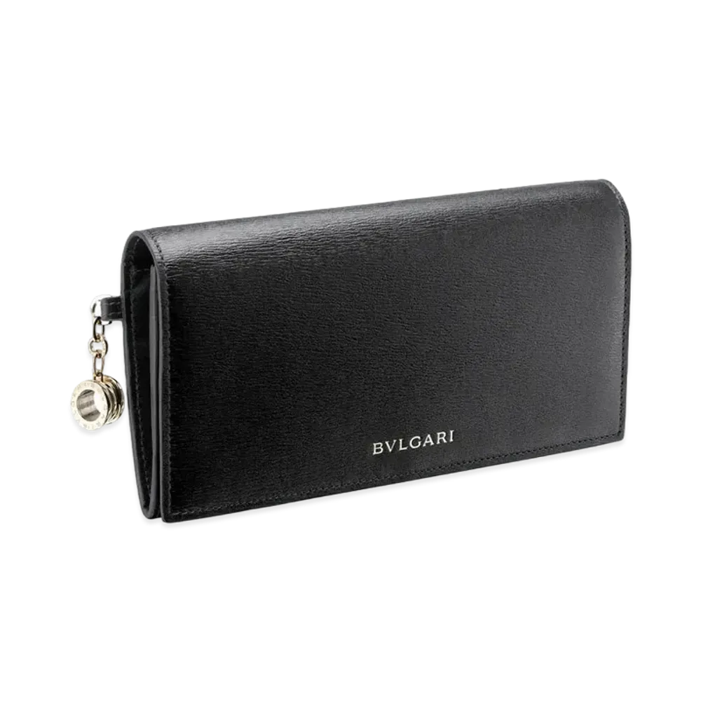 BVLGARI B.zero1 Zip Large Wallet "Black"