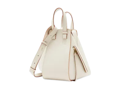 LOEWE Small Hammock Bag In Pebble Grain Calfskin "Light Ghost"