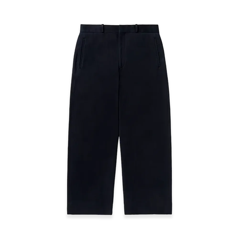 A.PRESSE Cotton Silk Twill Wide Pants "Blue"