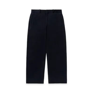 A.PRESSE Cotton Silk Twill Wide Pants "Blue"