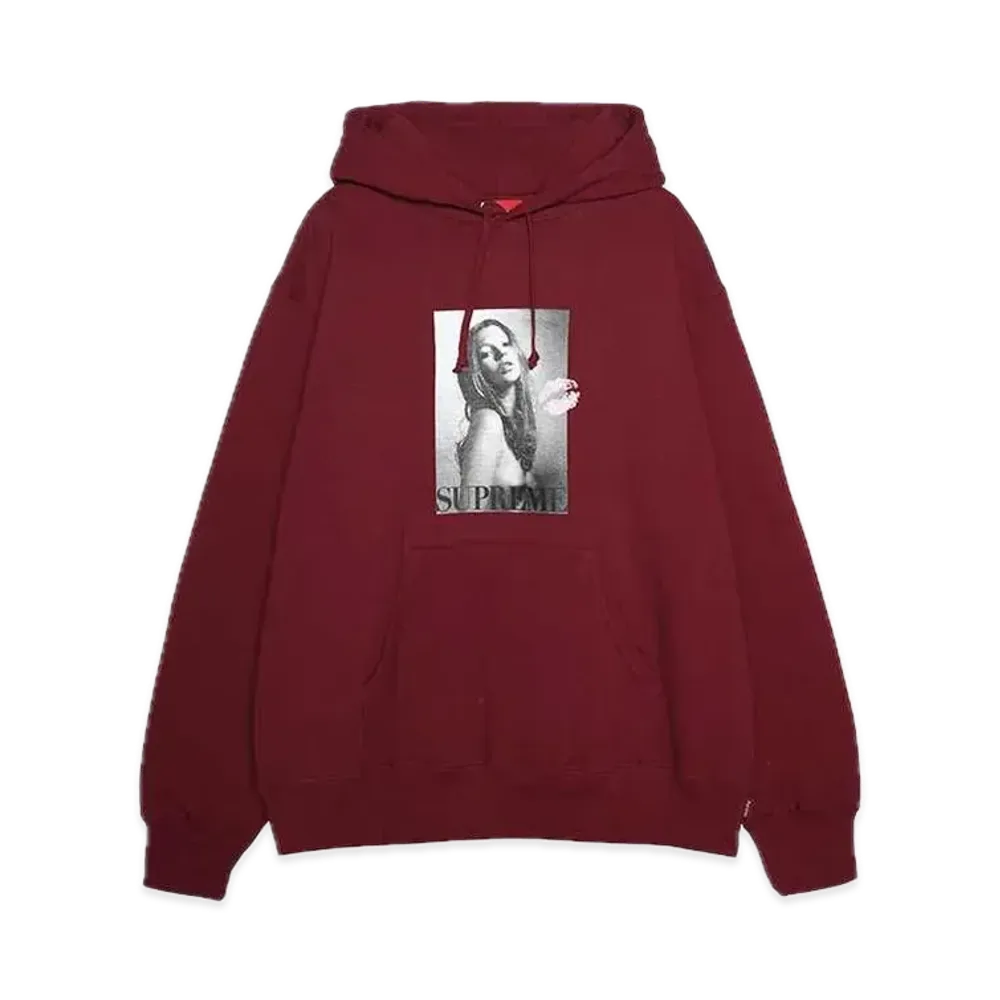 Supreme Kate Moss Hooded Sweatshirt "Cardinal"