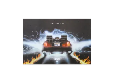 Kith x Back to the Future Take Me Back to 1985 Poster "Multi"