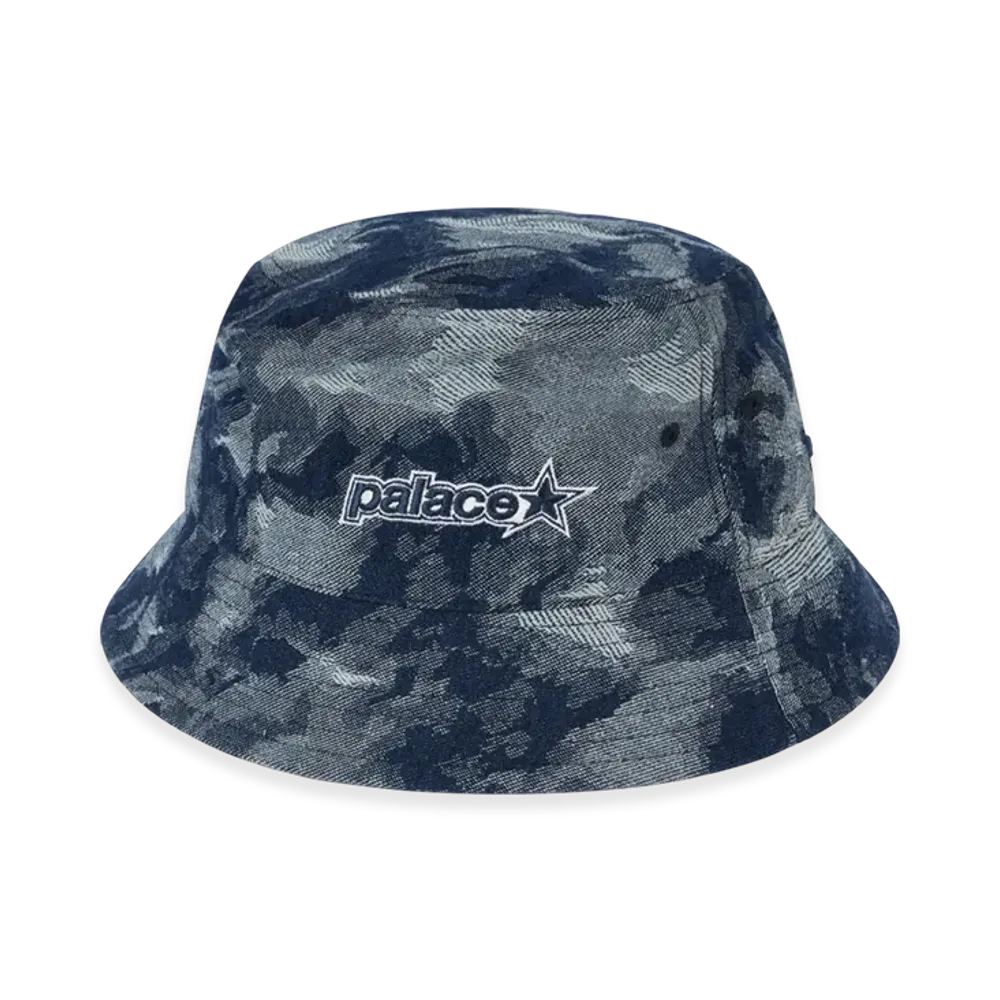 PALACE P Star Bucket Hat "Stonewash"