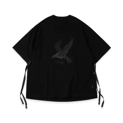 WILDSIDE YOHJI YAMAMOTO x GOOPiMADE THE Karasu TEE "Black"
