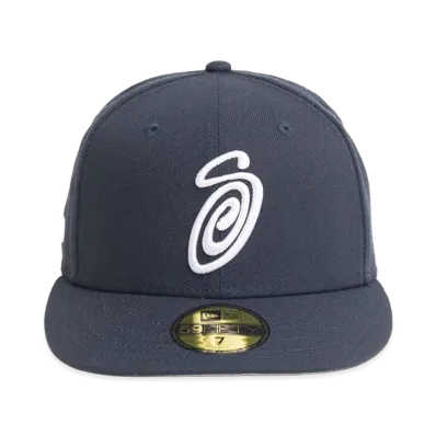 Stussy 59Fifty Swirly S Cap "Navy"