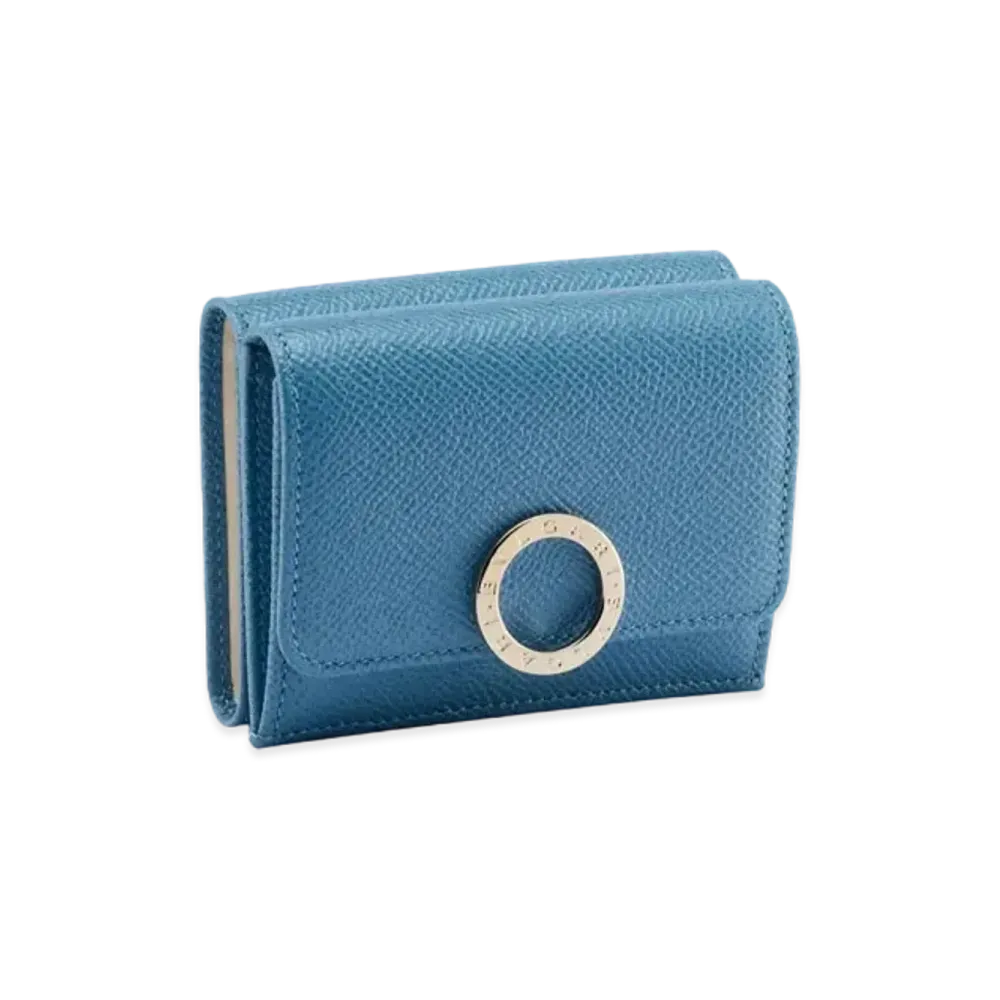 BVLGARI BVLGARI Trifold Wallet "Blue"