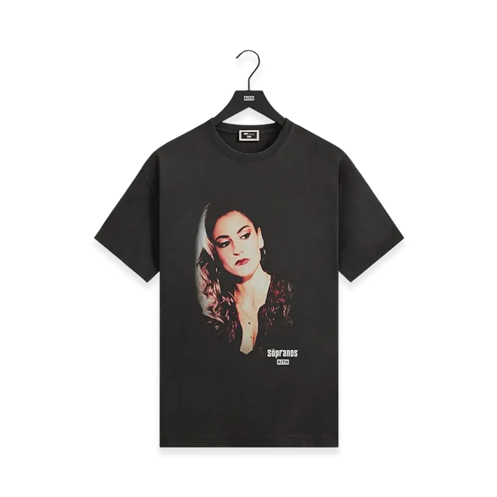 Kith x The Sopranos Adriana Vignette Vintage Tee "Black"