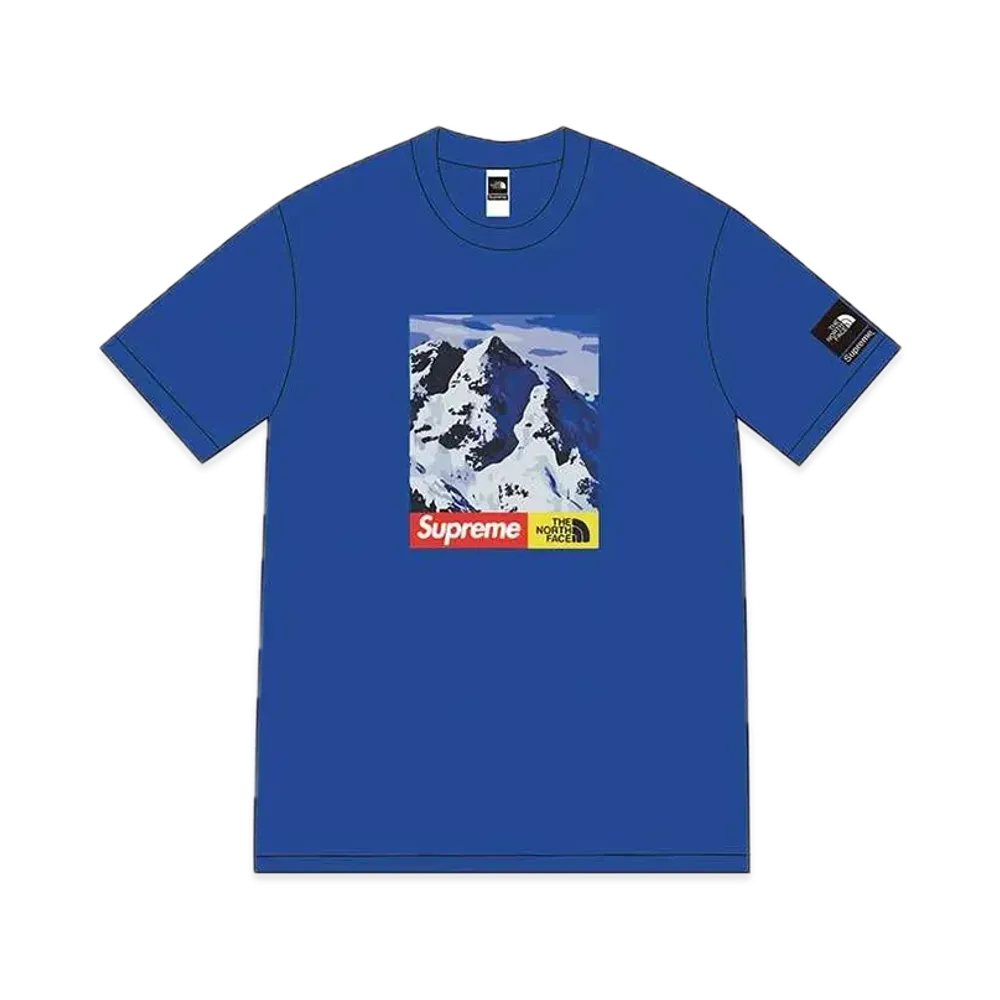 Supreme x The North Face Mountain Tee "Blue"