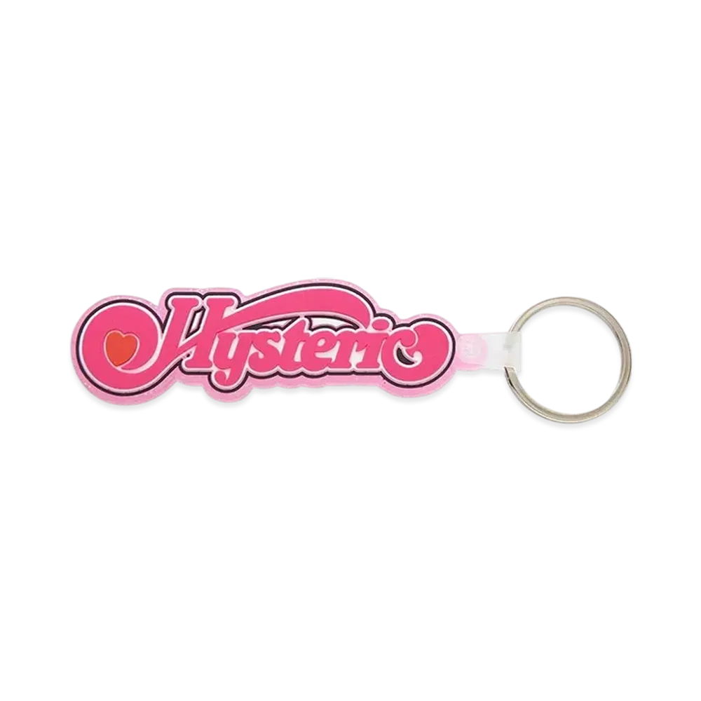HYSTERIC GLAMOUR Wrapped Heart Logo Keychain "Pink"