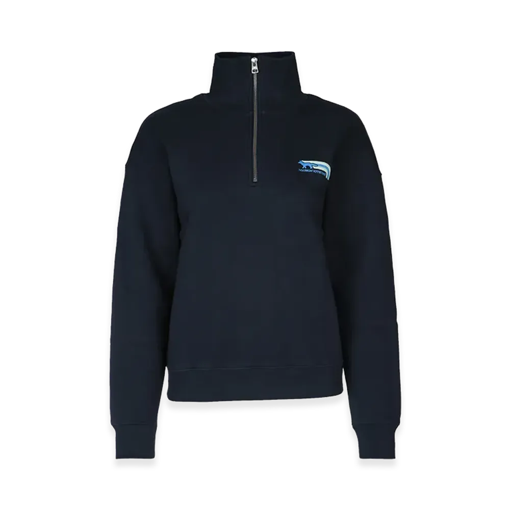 Maison Kitsune Women's Felpa "Deepnavy"