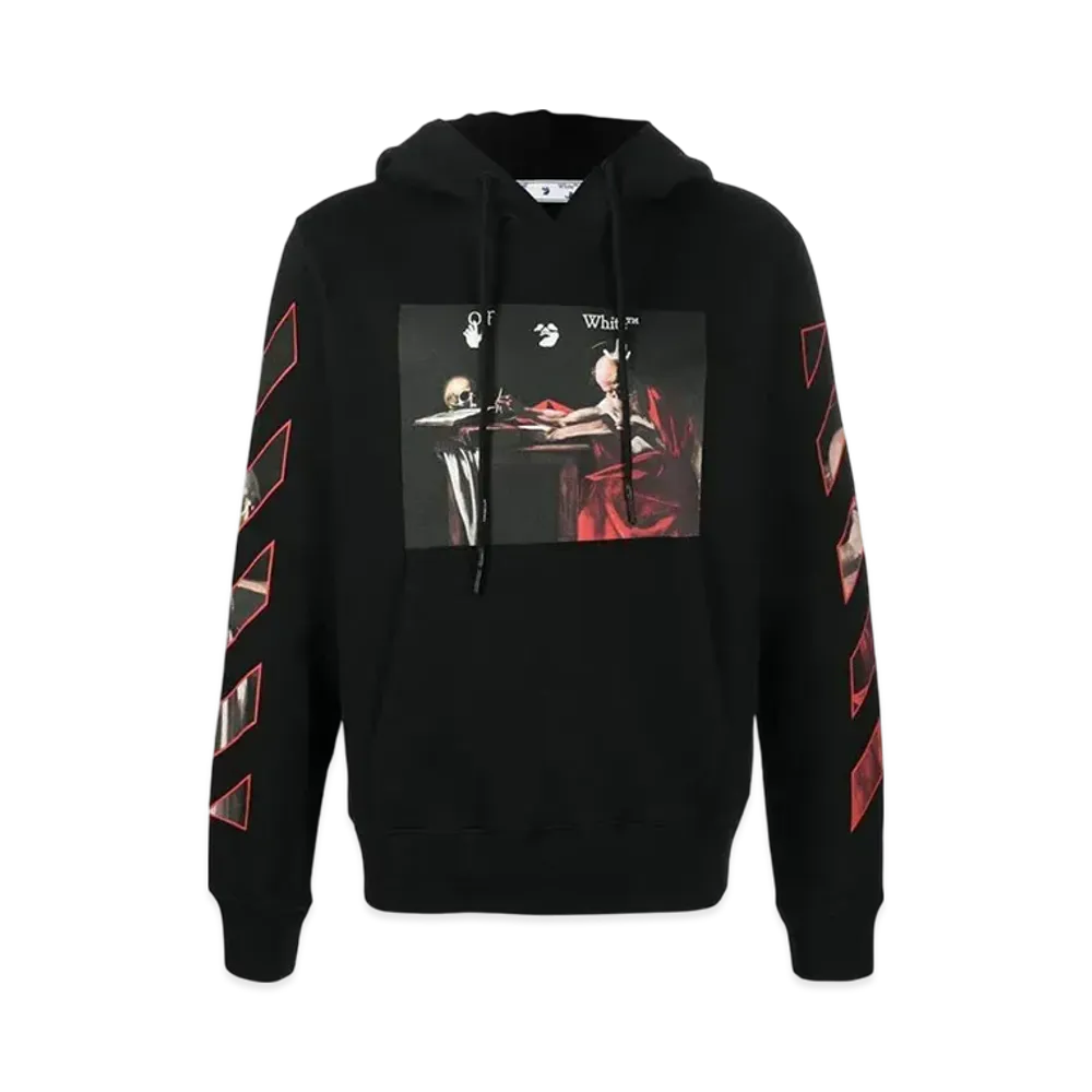 OFF-WHITE Caravaggio Over Pullover Hoodie "Black"