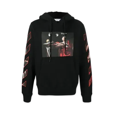 OFF-WHITE Caravaggio Over Pullover Hoodie "Black"