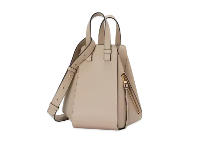 LOEWE Small Hammock Bag In Pebble Grain Calfskin "Sand"