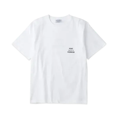 POET MEETS DUBWISE PMD Logo OP T-Shirt "White"