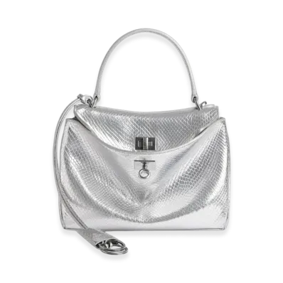 BALENCIAGA Rodeo Mini Handbag "Silver"