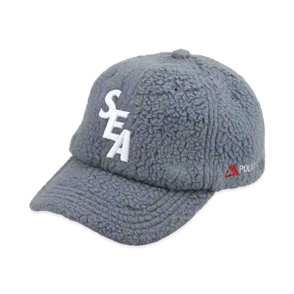 WIND AND SEA Polartec Thermal Boa Fleece Cap "Sea Blue"