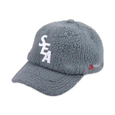 WIND AND SEA Polartec Thermal Boa Fleece Cap "Sea Blue"