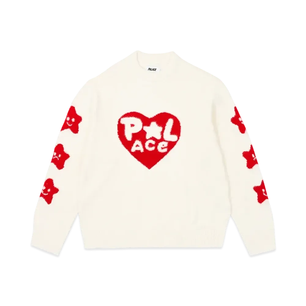 PALACE Cosy Knit "Soft White"