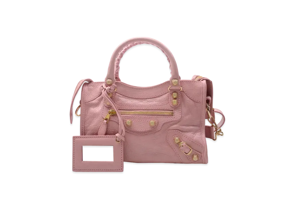 BALENCIAGA Handbag Lambskin "Pink"