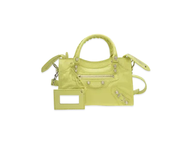BALENCIAGA Handbag Lambskin "Apple Green"