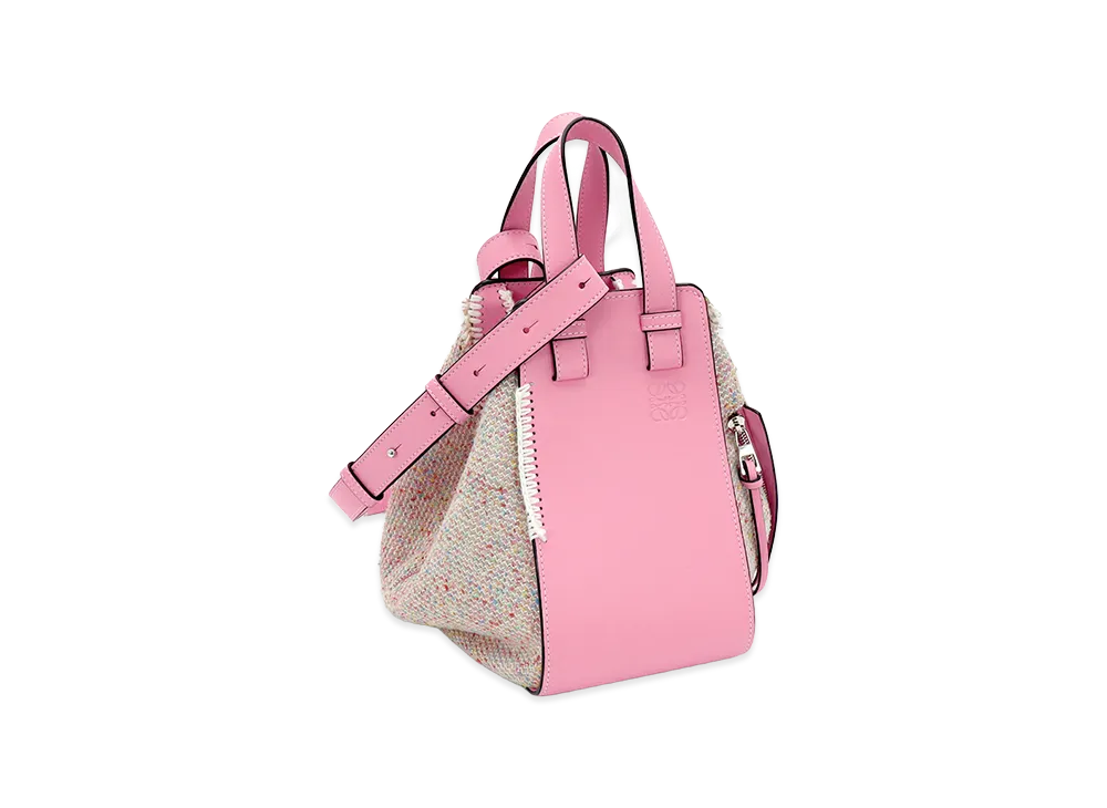 LOEWE Women's Handbag (with shoulder strap) Hammock Tweed "Pink/Multicolor"