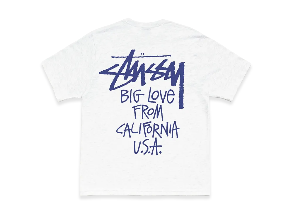 Stussy Big Love Tee "Ash Heather"