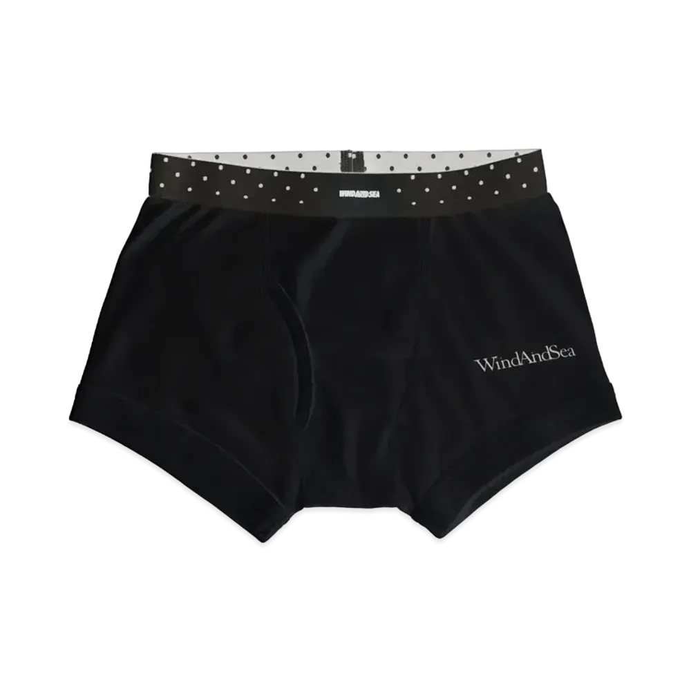 WIND AND SEA SDT (DOT) Boxer Brief "Black"
