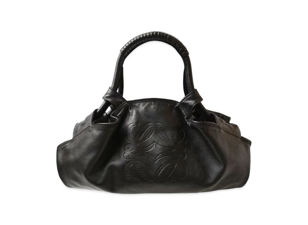 LOEWE Nappa Aire Anagram Hand Bag "Black"