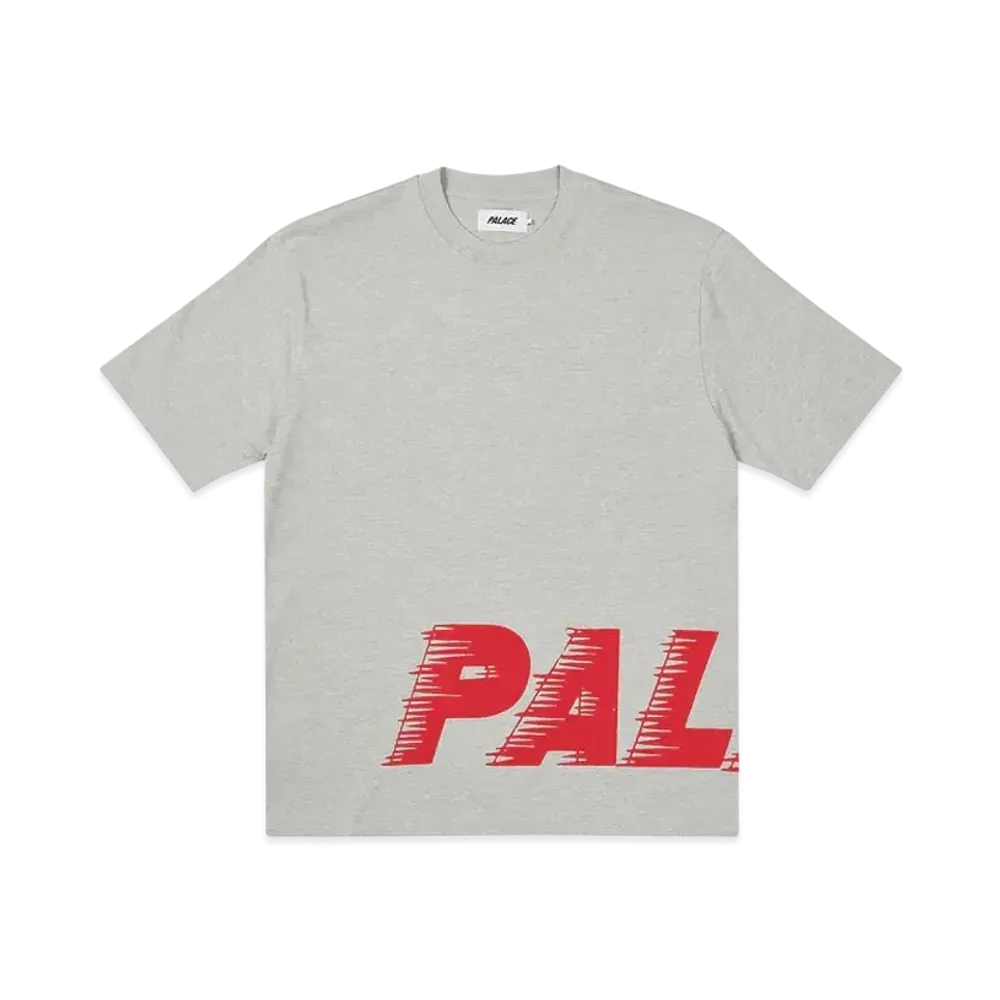 PALACE Fast Wrap T-Shirt "Grey Marl"