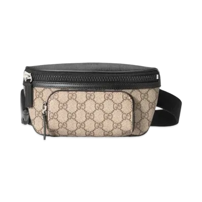 GUCCI GG Supreme Belt Bag "Beige/Ebony"
