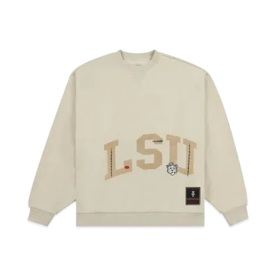 Travis Scott x M&N x LSU Crewneck "Ivory"