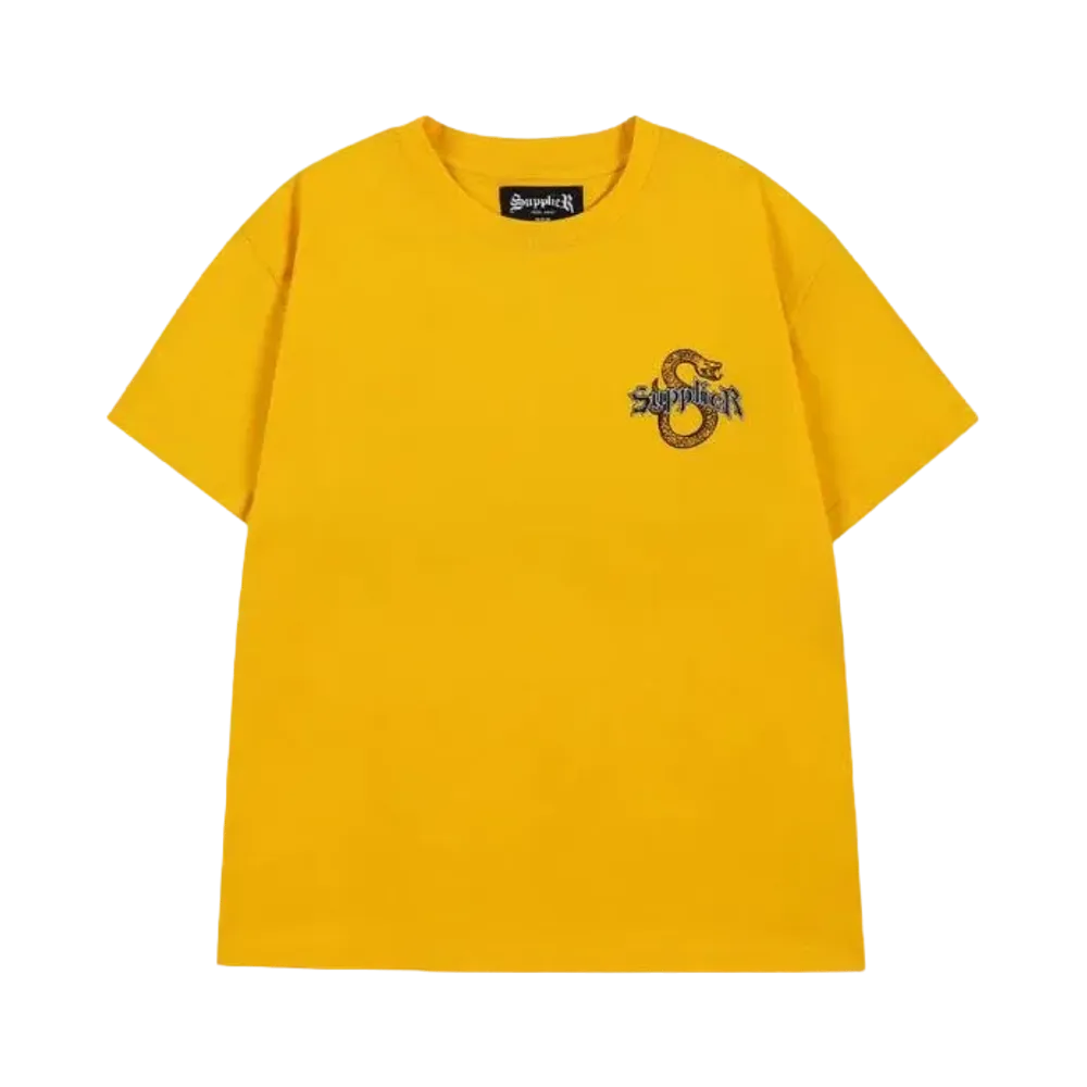 SUPPLIER Snake Logo Tee "Yellow"
