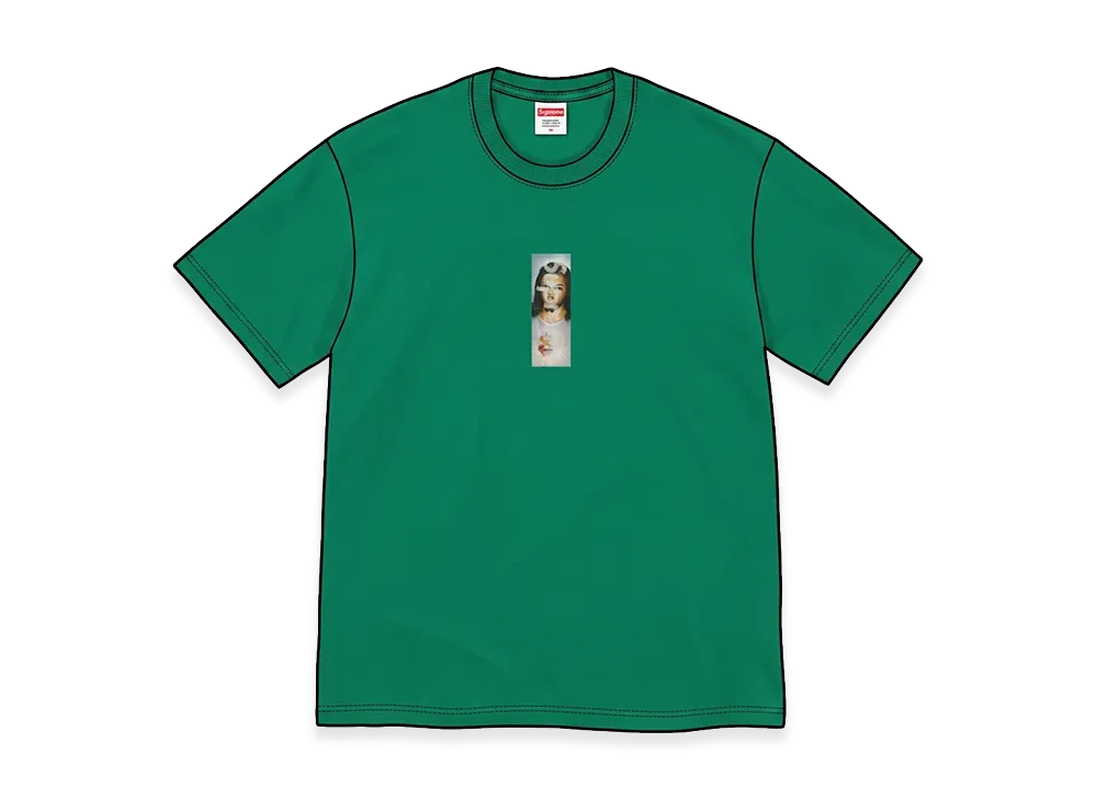 Supreme Prayer Card Box Logo Tee "Light Pine"