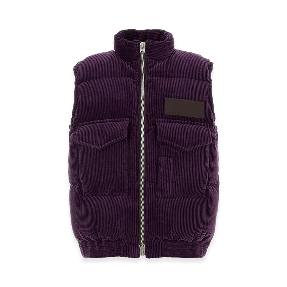 sacai Corduroy Down Vest "Purple"