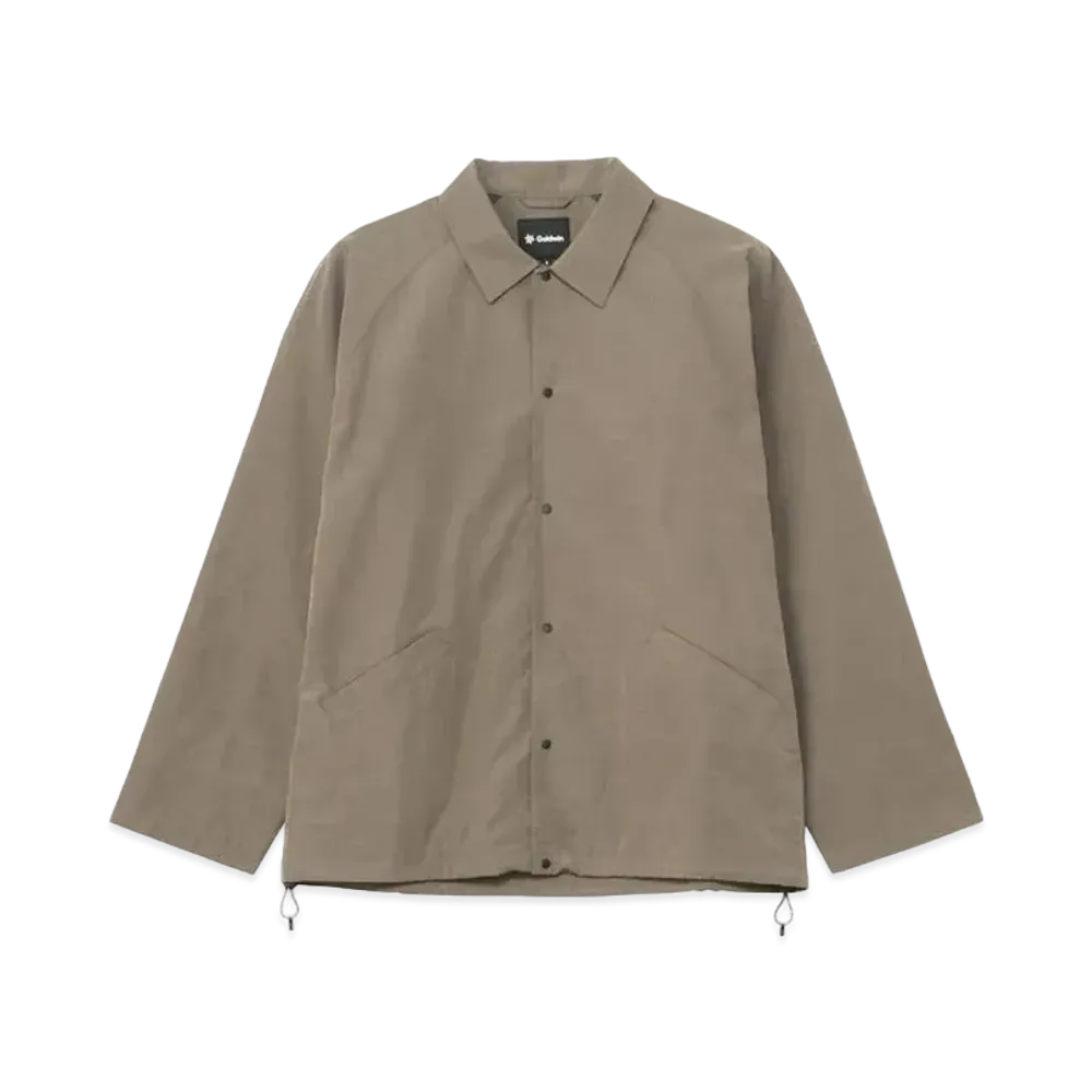 Goldwin Nylon Coach Jacket (Unisex) "Taupe Gray"