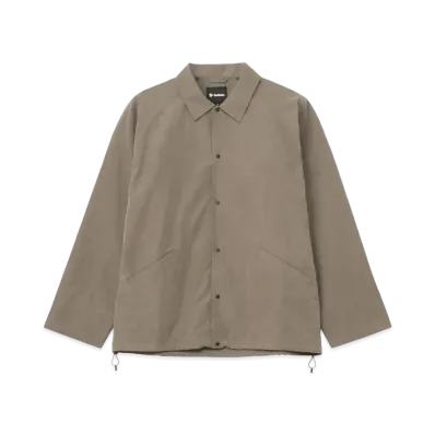 Goldwin Nylon Coach Jacket (Unisex) "Taupe Gray"