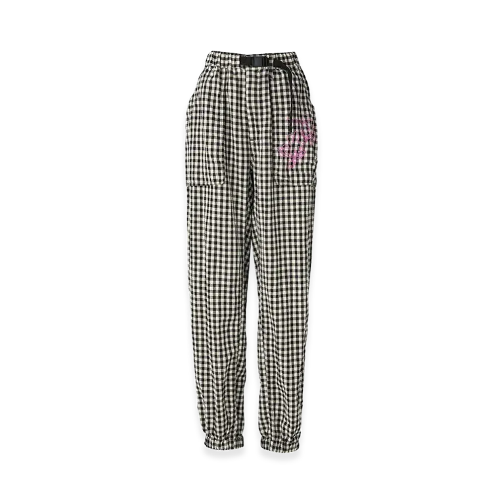 HYSTERIC GLAMOUR Women's Ben & Lucy Gingham Check Work Pants "White"