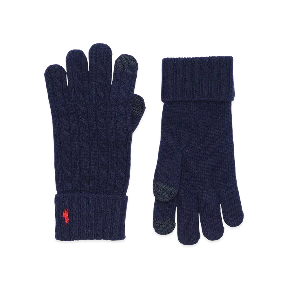 Polo Ralph Lauren Knit Gloves "Newport Navy"