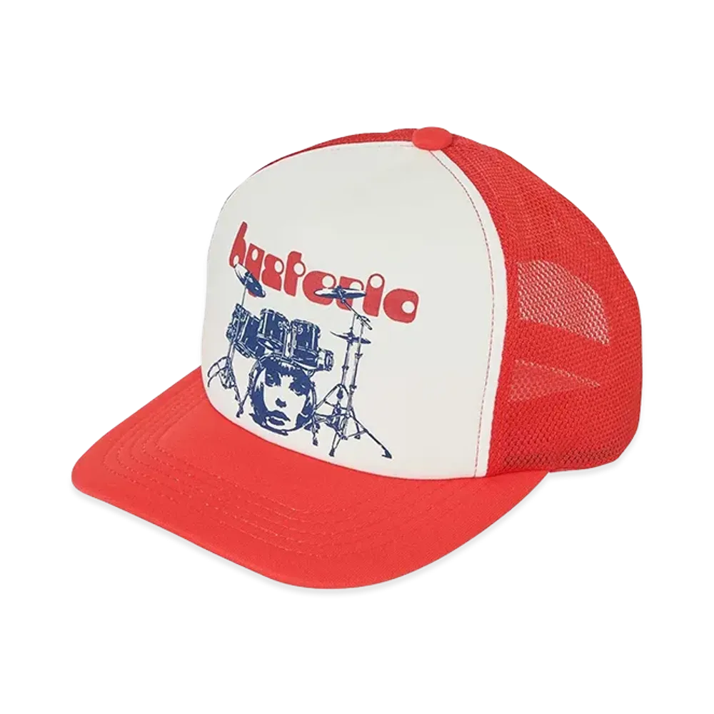 HYSTERIC GLAMOUR DRUM KIT Mesh Cap "Red"