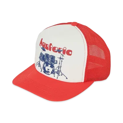 HYSTERIC GLAMOUR DRUM KIT Mesh Cap "Red"