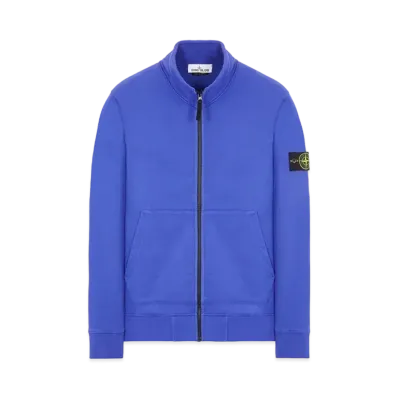 Stone Island 66120 BRUSHED COTTON FLEECE "Periwinkle"