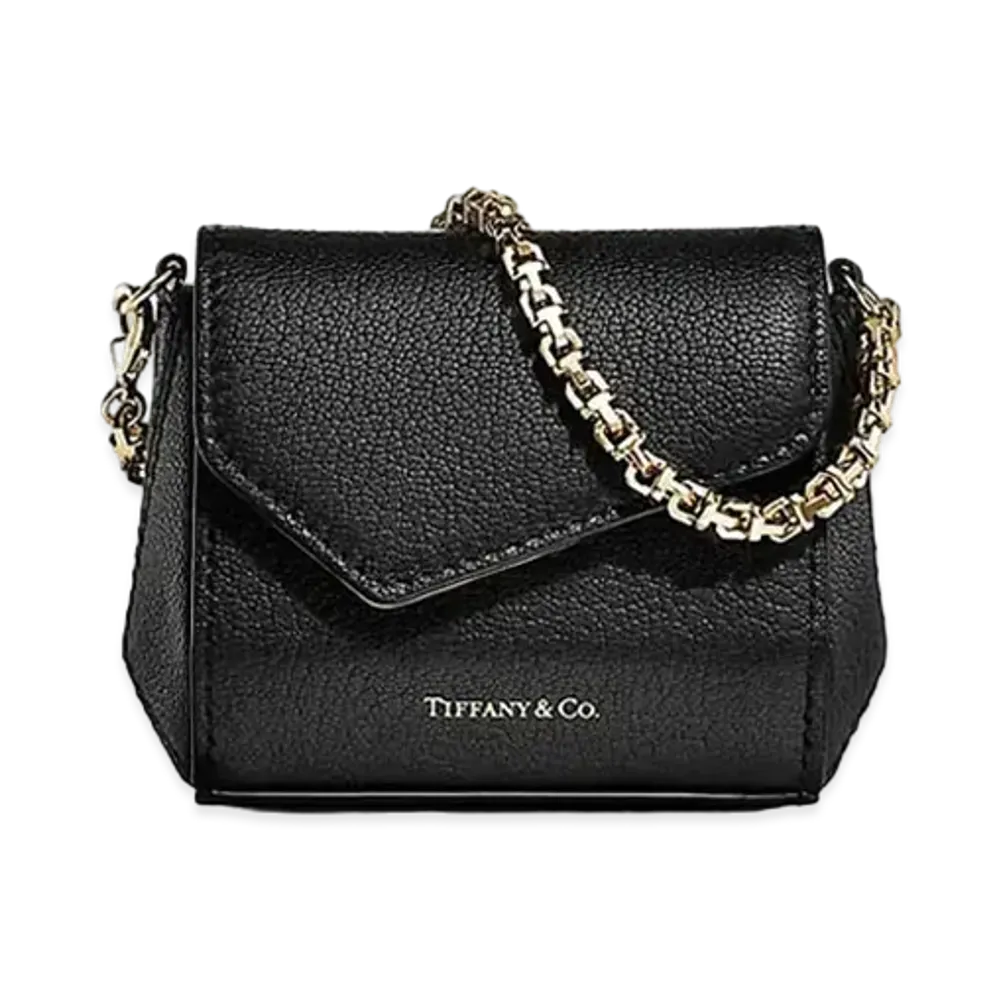 Tiffany & Co. Tiffany T Nano Bag In Leather "Black"