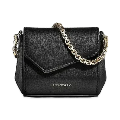 Tiffany & Co. Tiffany T Nano Bag In Leather "Black"