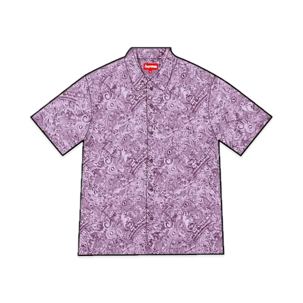 Supreme Dollar S/S Shirt "Purple"