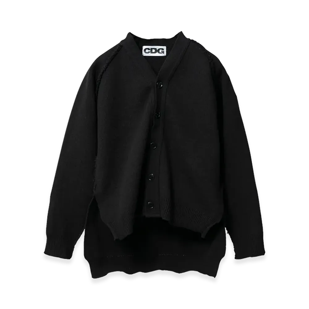 COMME des GARCONS CDG Outsided Seam Cardigan "Black"