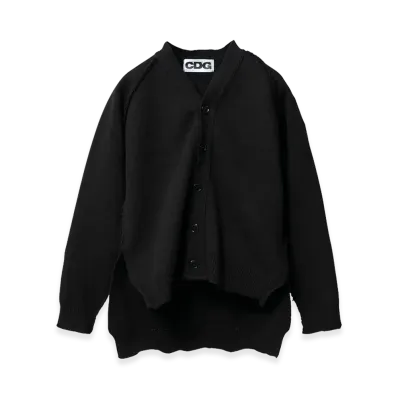 COMME des GARCONS CDG Outsided Seam Cardigan "Black"