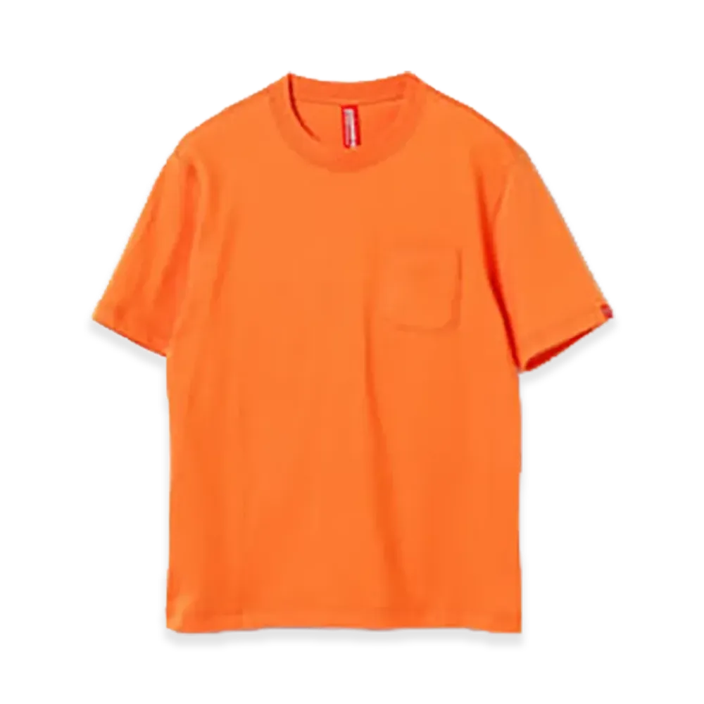 BEAMS JAPAN x LOOPWHEELER Pocket T-Shirt "Orange"